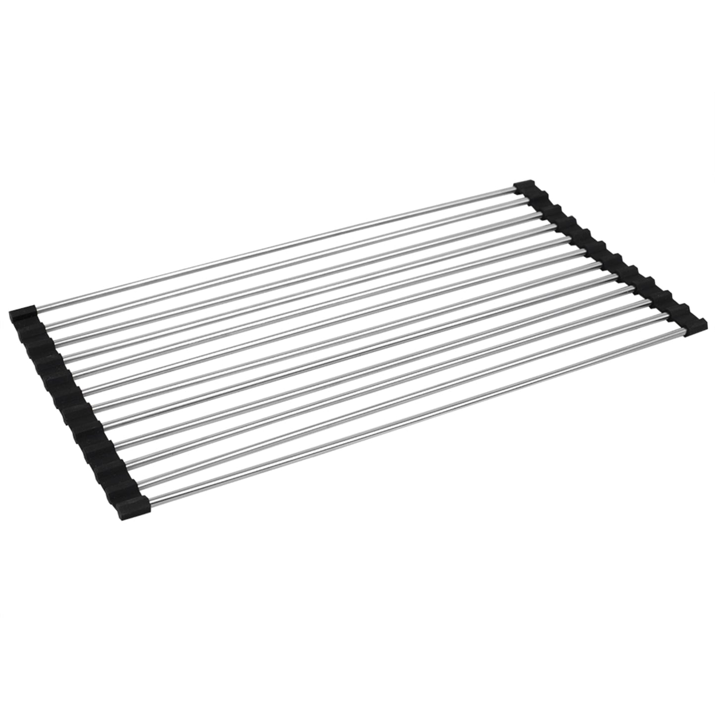 Roll Up Dish Drying Rack, Black