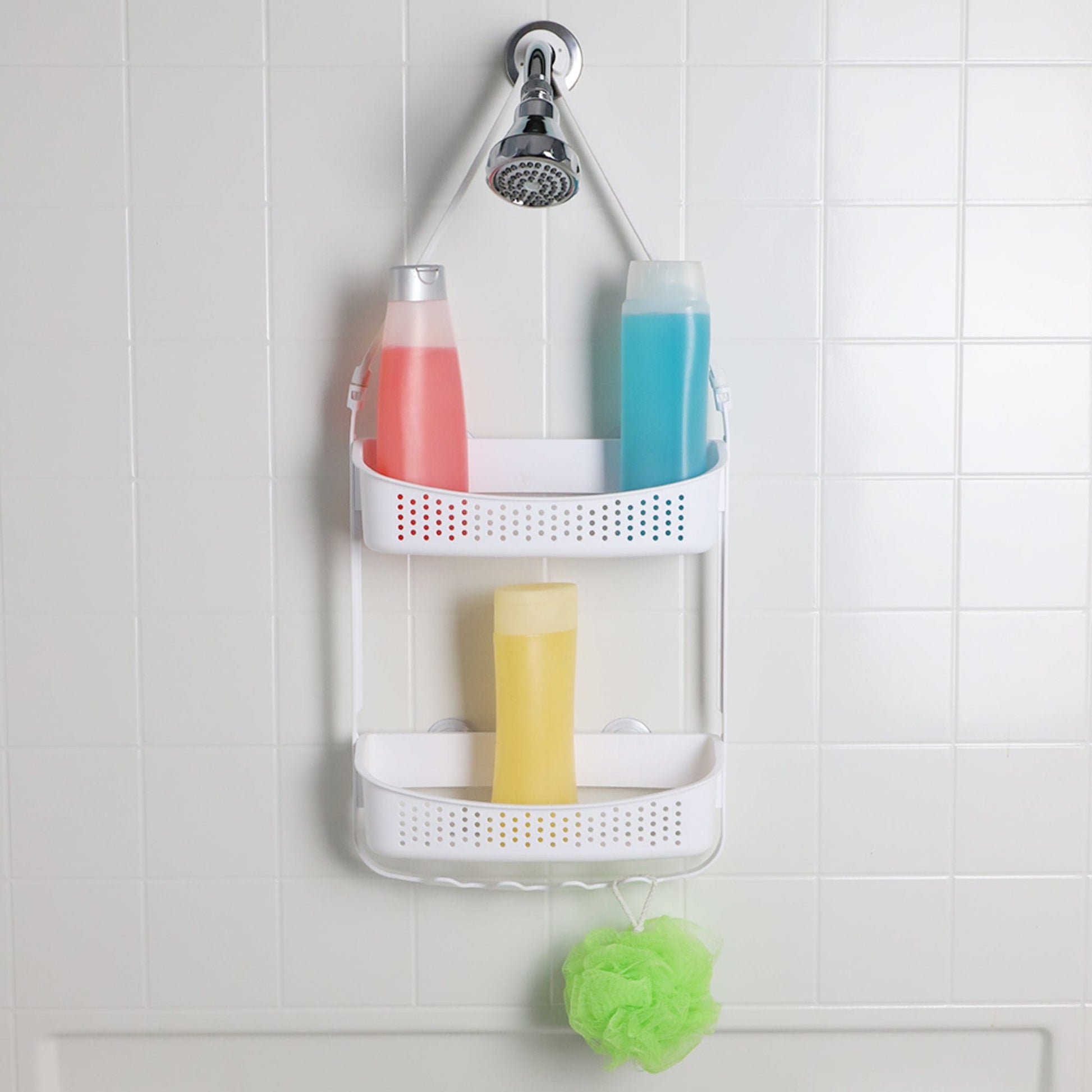Shower Caddy, Super Suction System, 2 - Tier