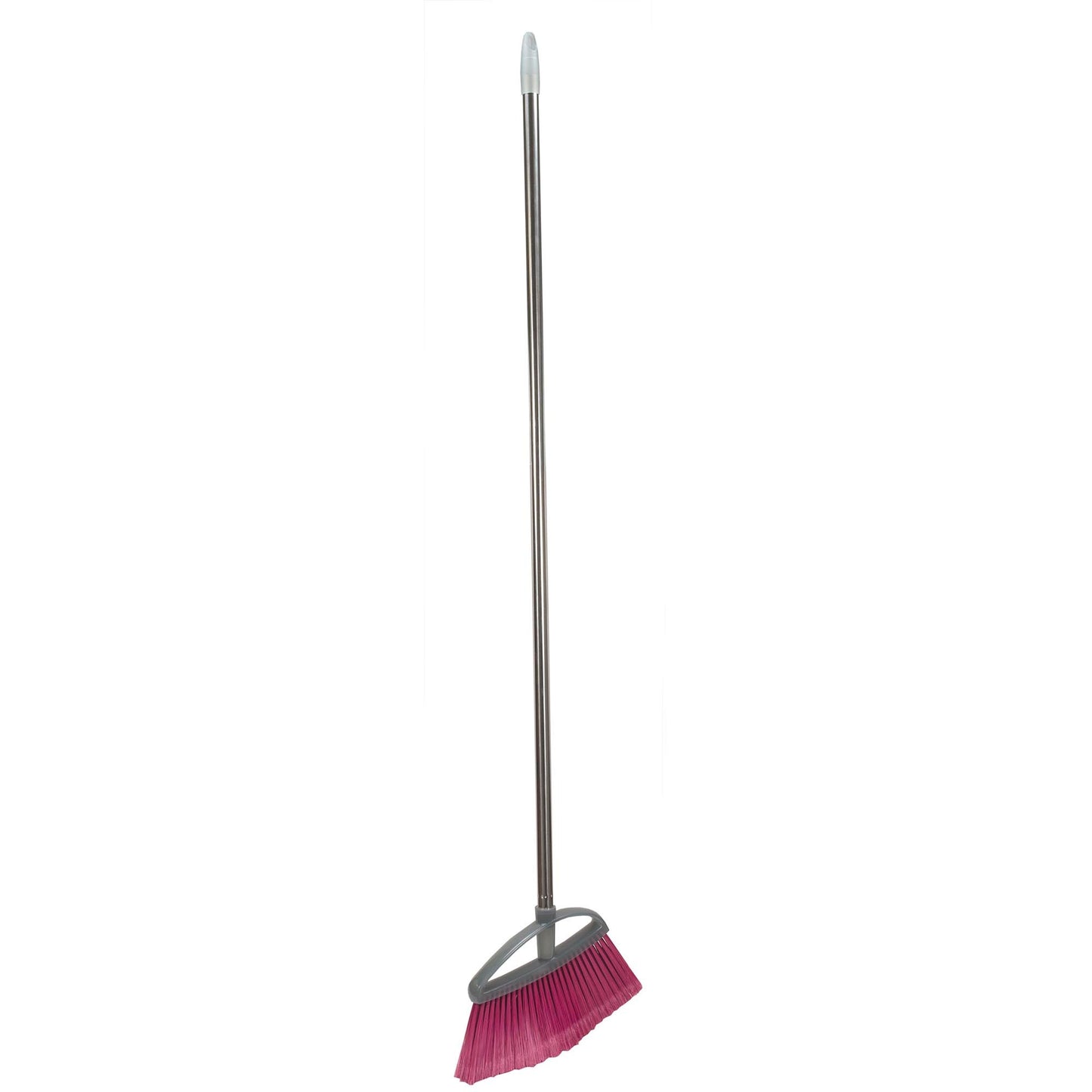 Home Basics ACE Stainless Steel Angle Broom - Pink