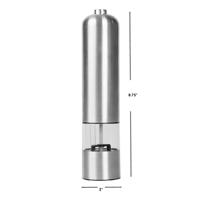 Michael Graves Design Automatic Pepper Grinder, Silver