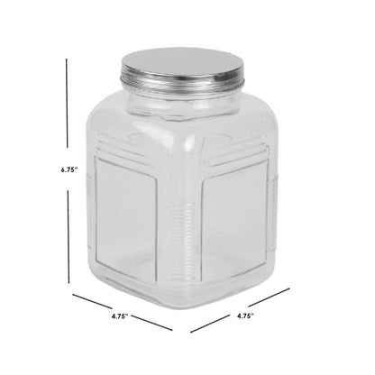 Province 1.5 Lt Glass Canister with Metal Lid