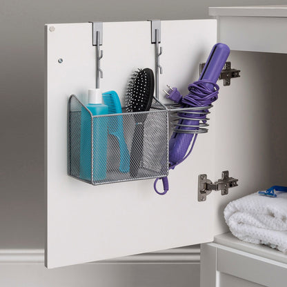 Home Basics Over The Cabinet Hairdryer Organizer