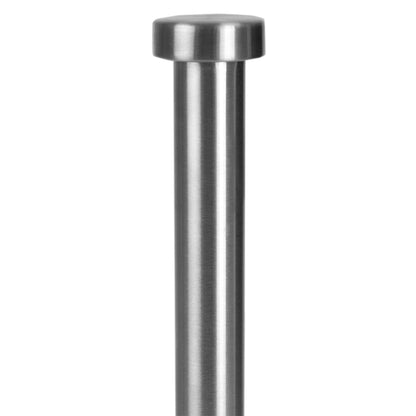 Free Standing Paper Towel Holder with Weighted Base, Silver
