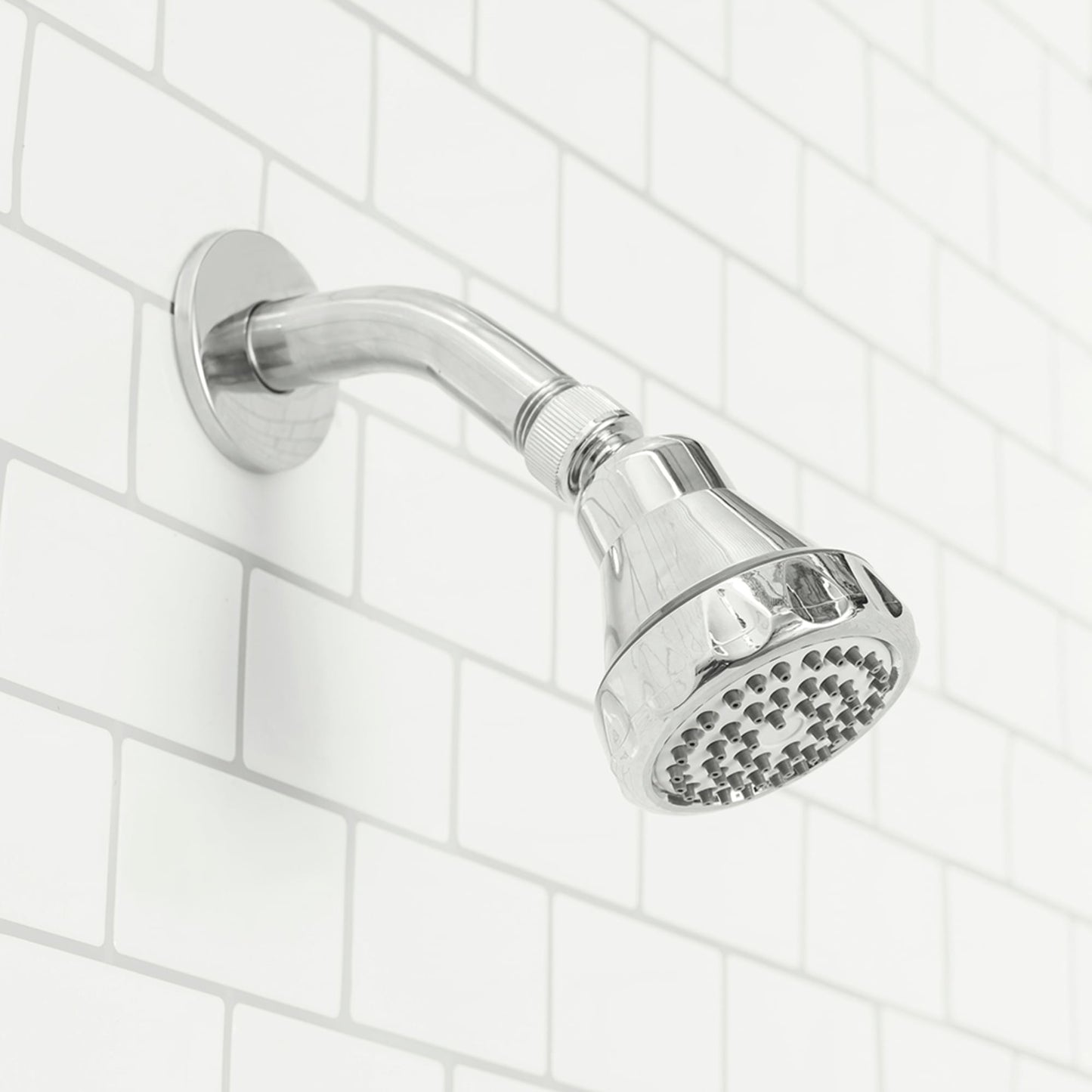 Oasis Single Function Fixed Shower Head, Chrome