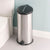 30 Liter Brushed Stainless Steel  with Plastic Top Waste Bin, Silver