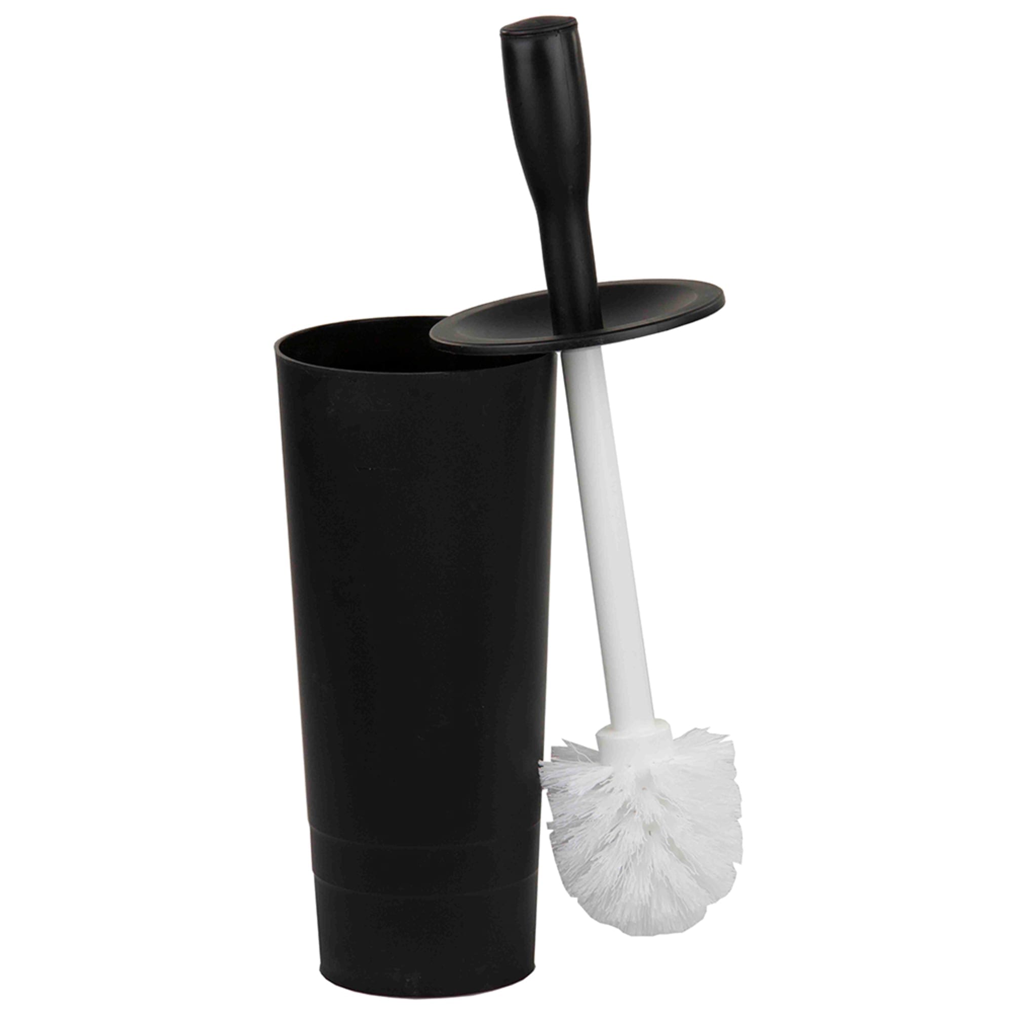 Plastic Toilet Brush Holder, Black
