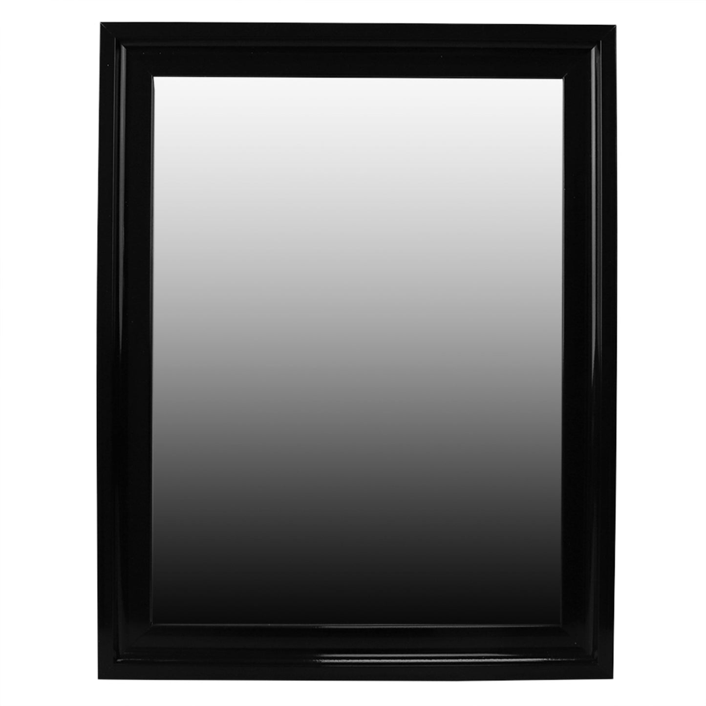 Home Basics Textured Wall Mirror, Black - Black