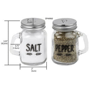 Salt and Pepper Mason Jar Set