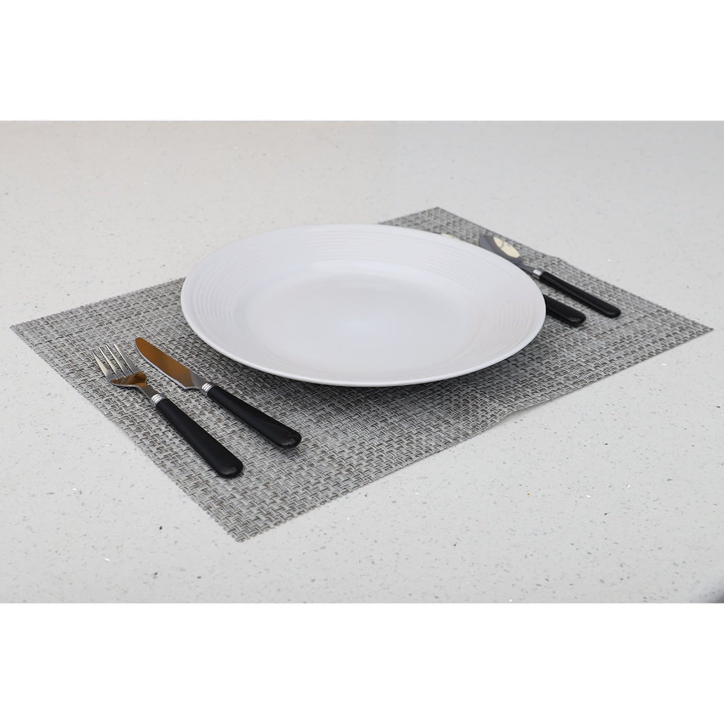 16 Piece Stainless Steel with Plastic Handles