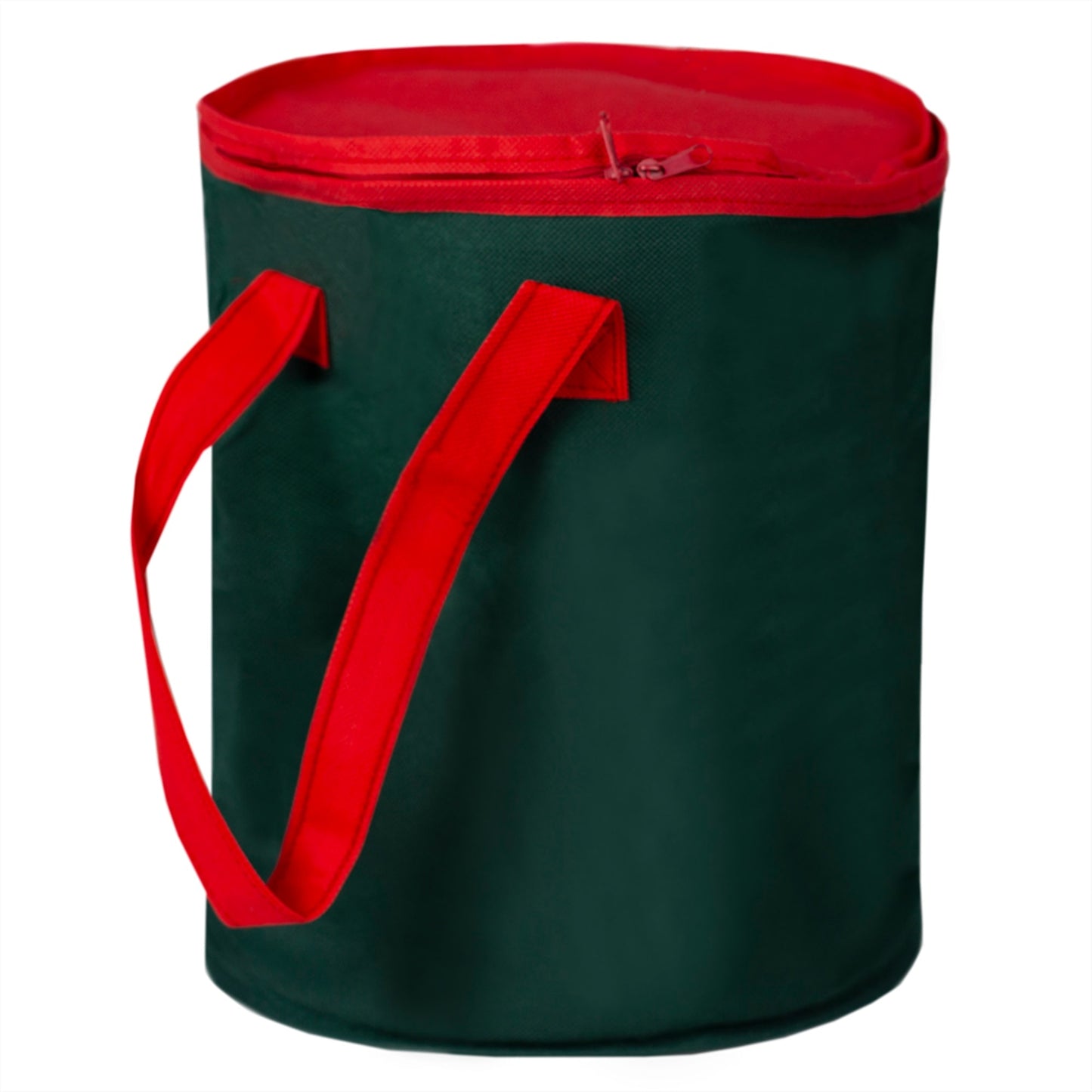 Textured PVC Christmas Light Storage Bag, Green