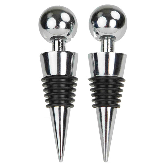 Stainless Steel Stay Fresh Wine and Beverage Bottle Stoppers