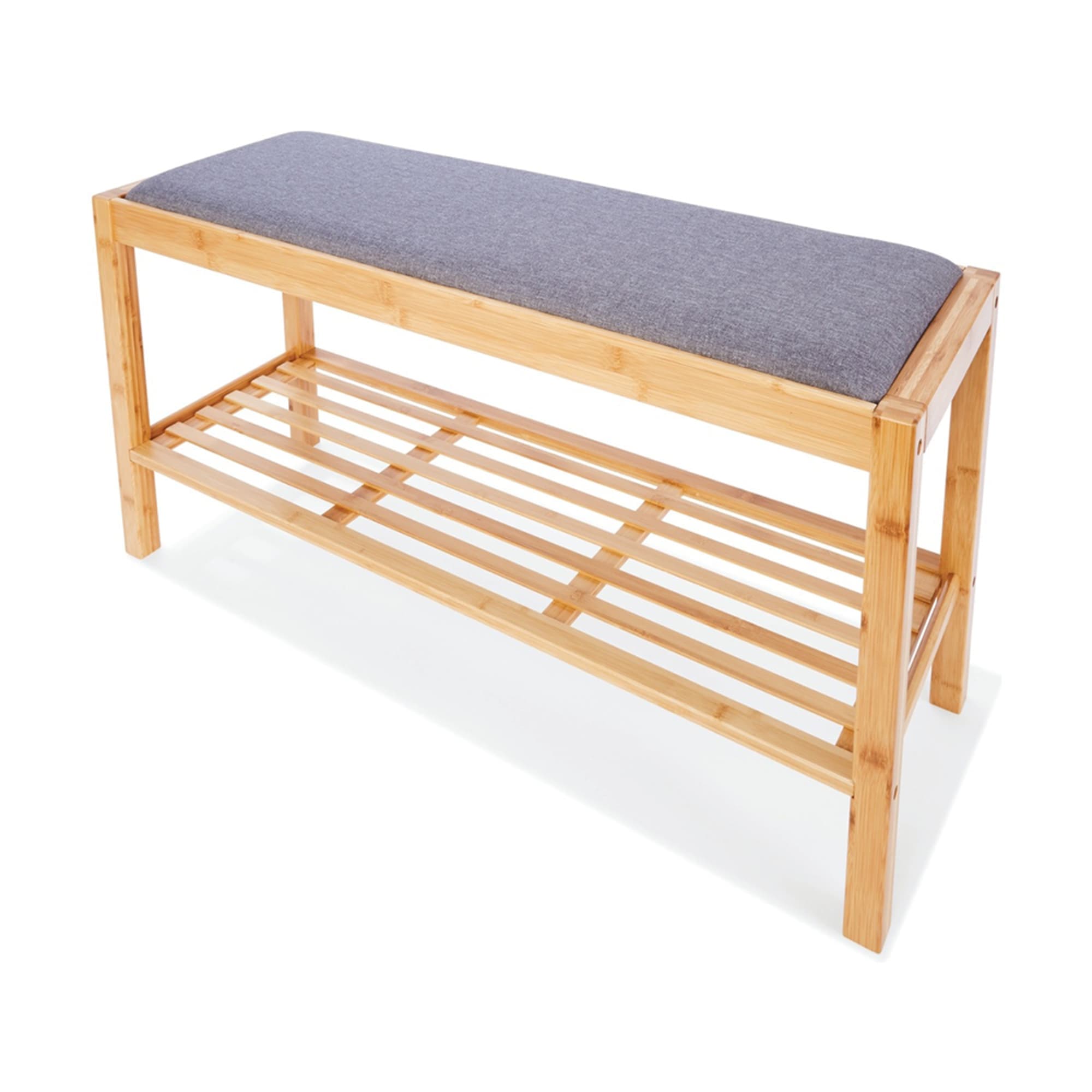 Kmart timber online storage bench