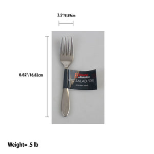 4 Piece Stainless Steel Salad Fork, Silver