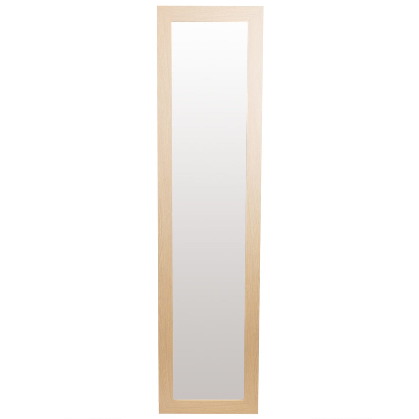Full Length Floor Mirror With Easel Back, Natural