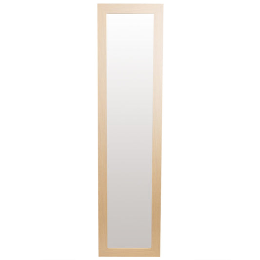 Full Length Floor Mirror With Easel Back, Natural