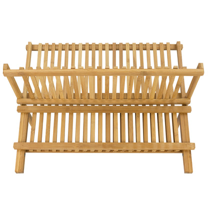 Bamboo Foldable Dish Drainer