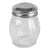 Bulb Shape Swirl Glass Pizza Parlor Style All Purpose Cheese & Spice Condiment Shaker, Clear