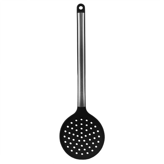 Stainless Steel Silicone Skimmer, Black