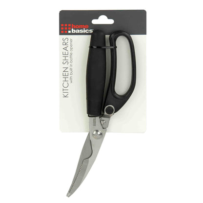 Poultry Shears with Non-Slip TRP Coated Handles, Black