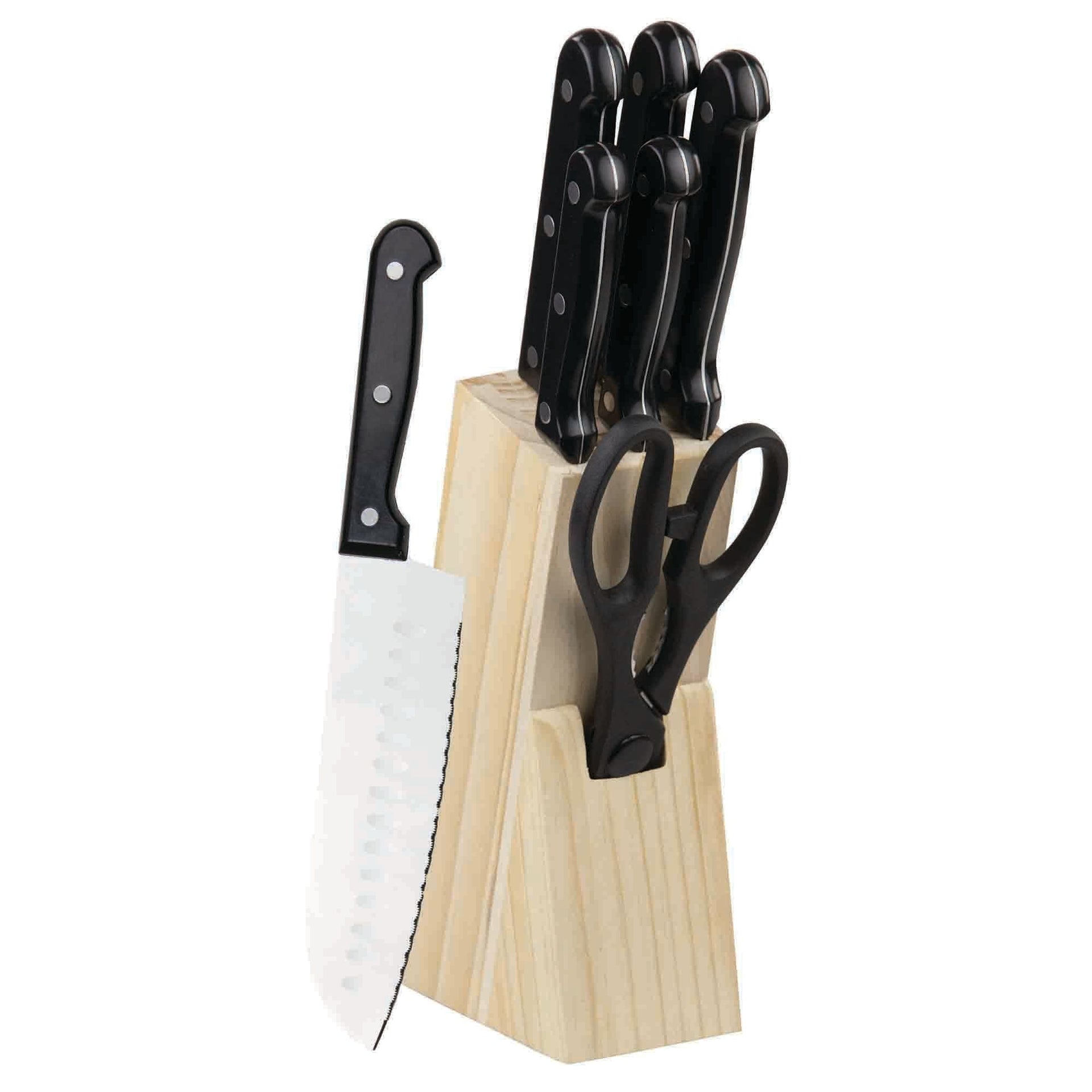 7 Piece Kitchen Knife Set With Carry Case