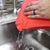 Multi-Purpose Flat Sink Colander Food Prepping Strainer Board, Red