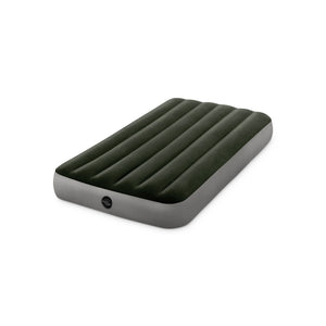 Intex Prestige Durabeam Downy Twin Air Bed with Battery Pump, Green