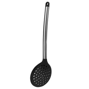 Stainless Steel Silicone Skimmer, Black