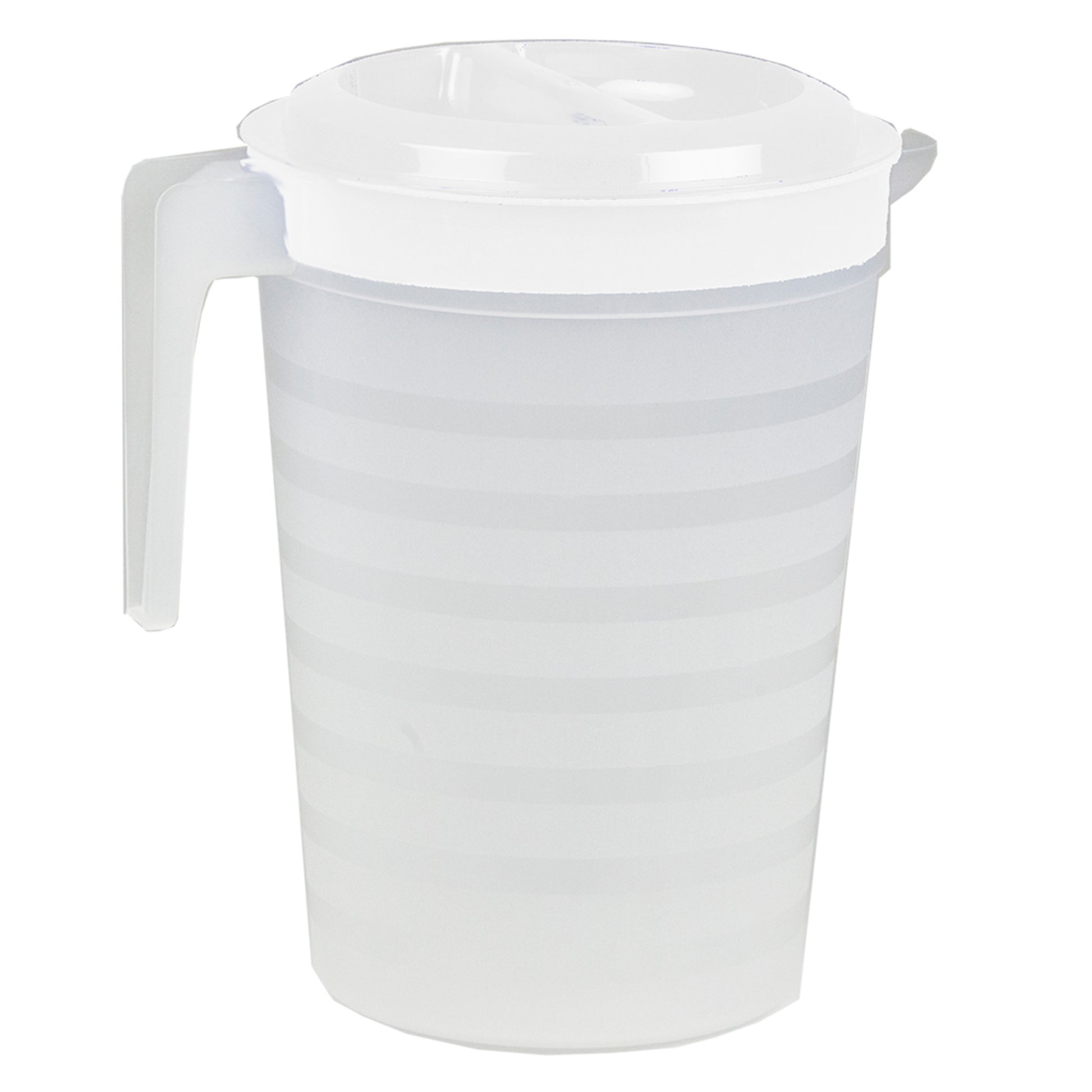 Home Basics Plastic Drink Pitcher - White