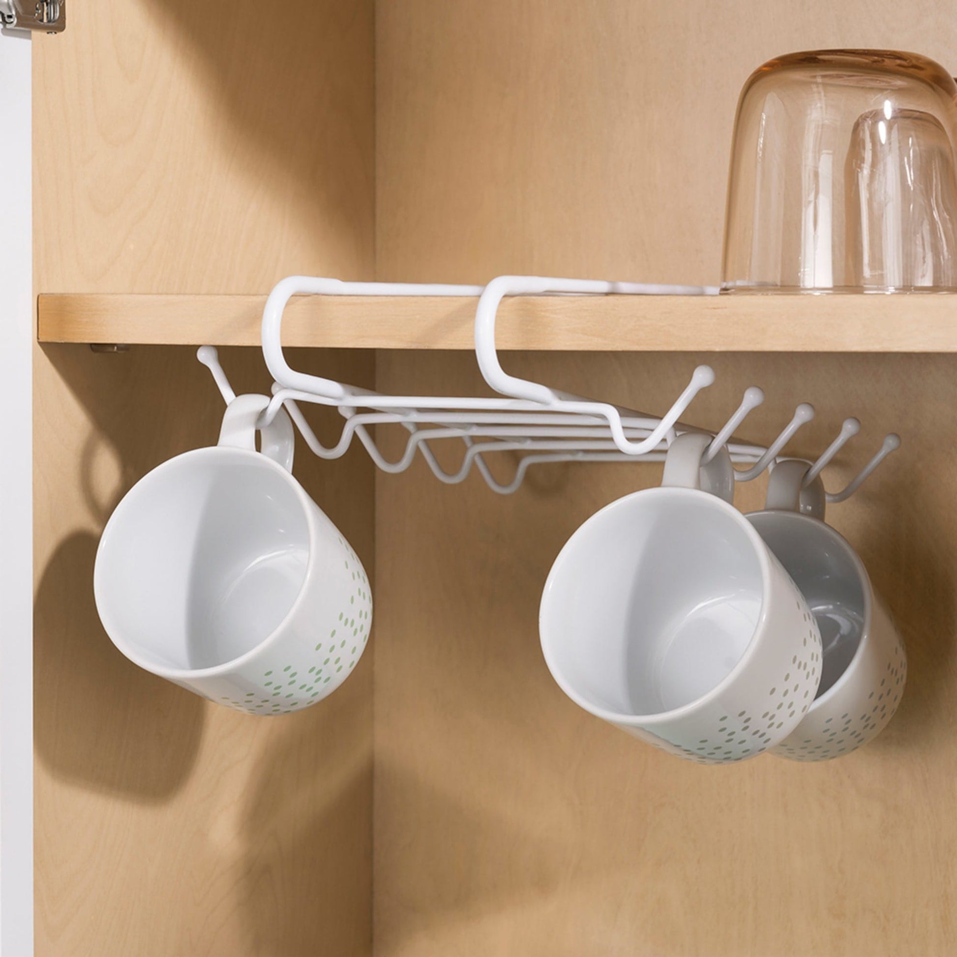 Under Shelf Mug Holder, Hanging Mug Rack