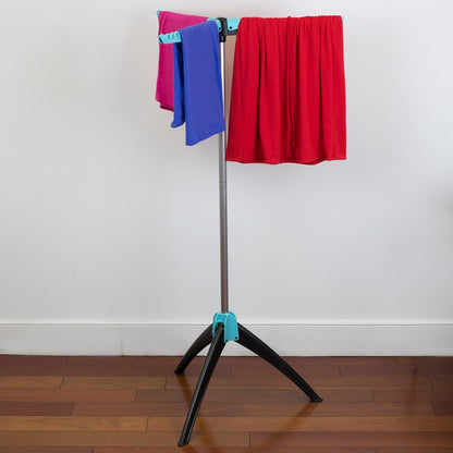 Collapsible Tripod Clothes Drying Rack, Blue