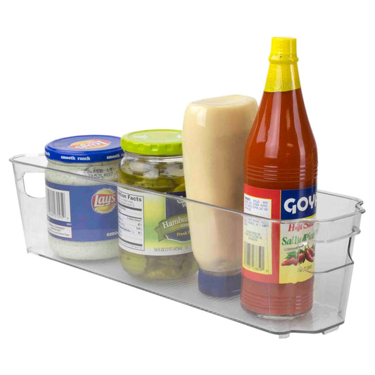 Multi-Purpose Plastic Fridge Bin, Clear