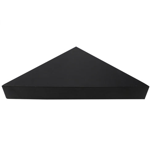 Wood Corner Floating Shelf, Black | HOME DECOR | SHOP HOME BASICS ...