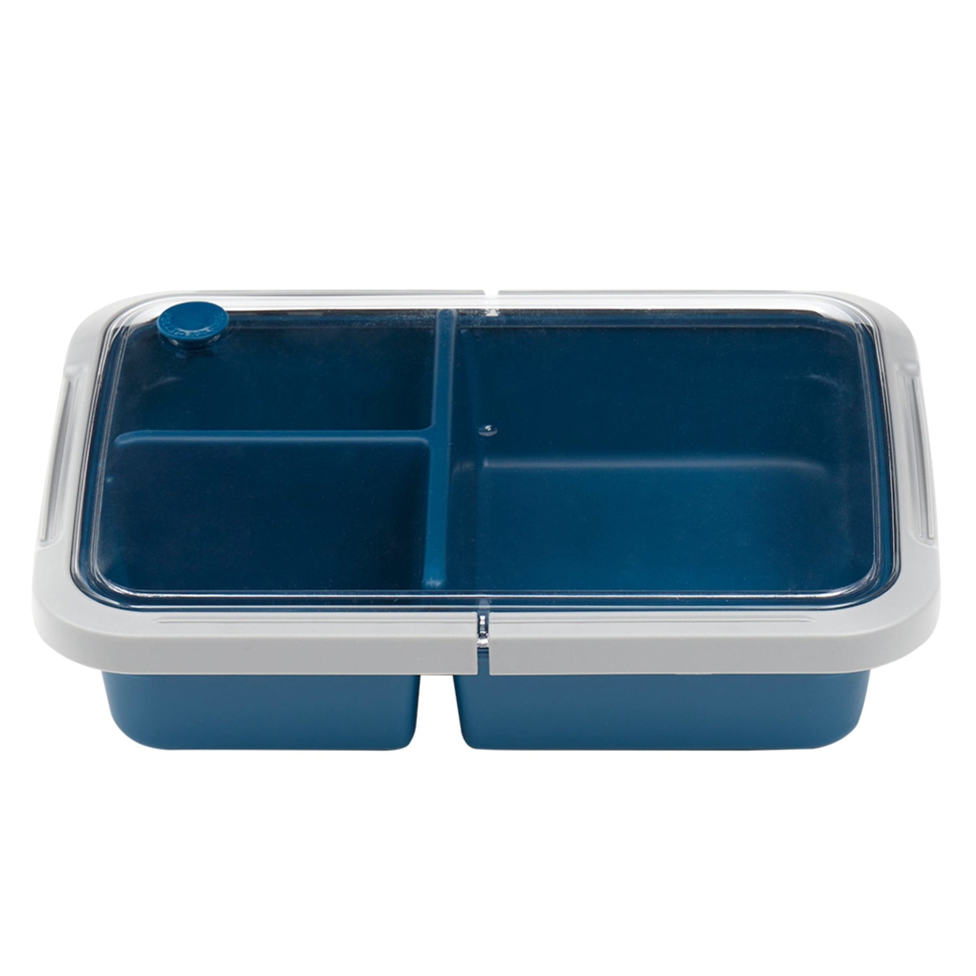 883 Three Compartment Foam Lunch Box (8x8x3)
