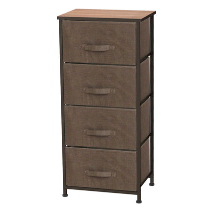 4 Drawer Storage Organizer, Brown