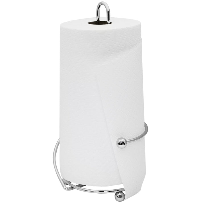 Wire Collection Chrome Plated Steel Paper Towel Holder, Chrome ...