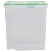 4-Sided Locking Plastic Cereal Storage Container with Spoon, Seafoam ...