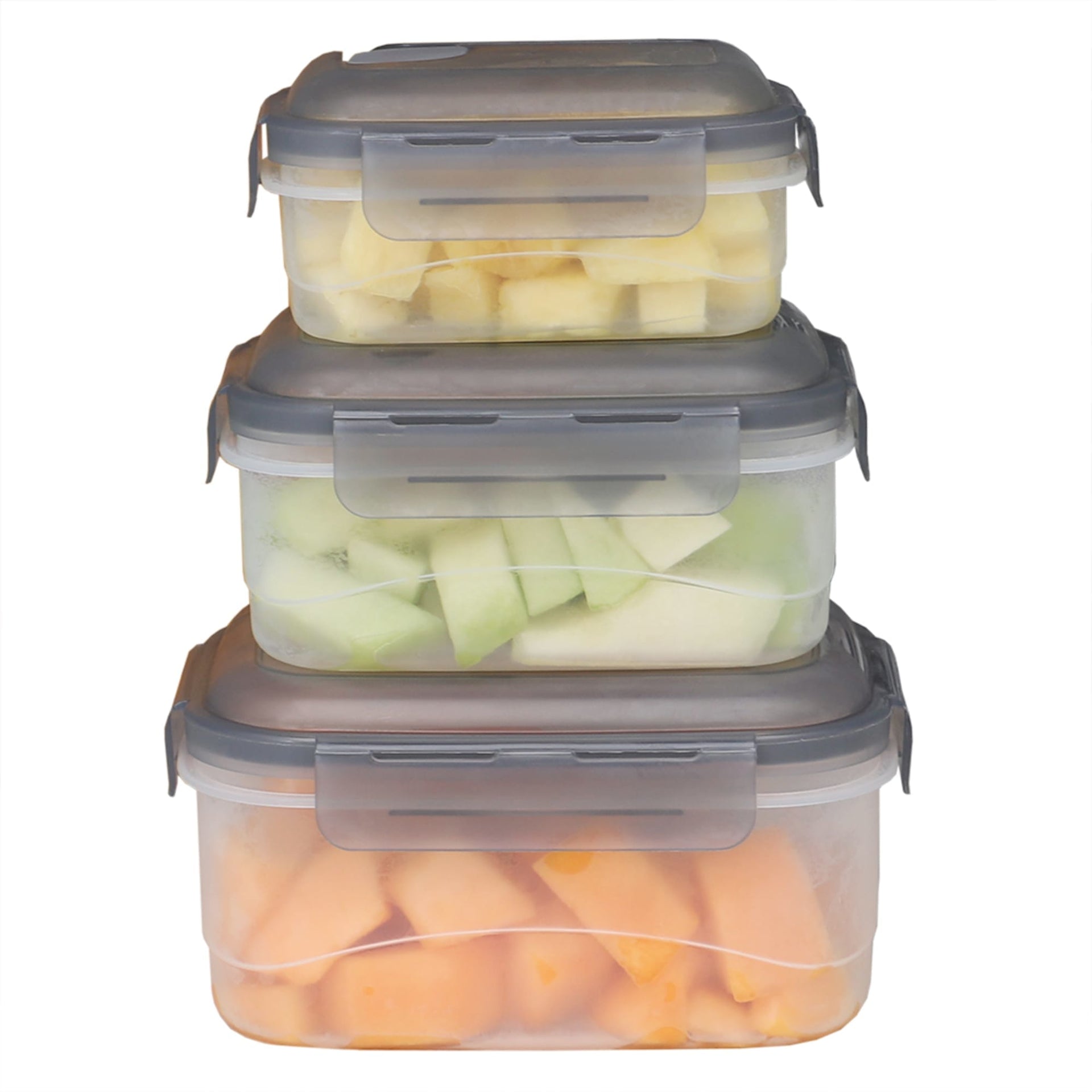 Easy Essentials Rectangular 12-Ounce Food Storage Container, Set of 6, 09167