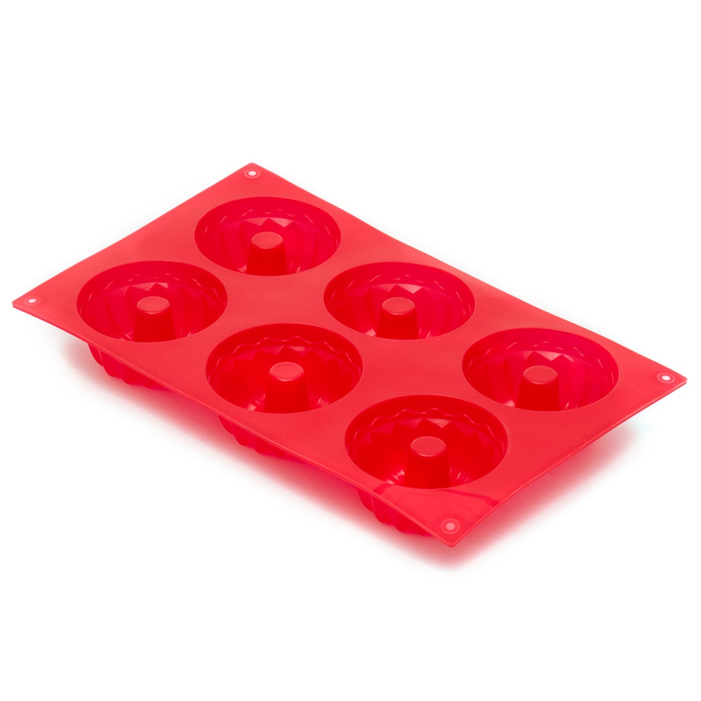6-Cavity Silicone Mini Fluted Pan