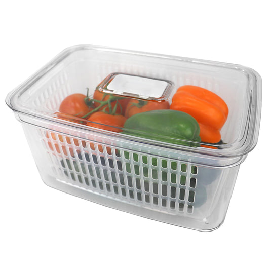 Keep Fresh Large Plastic Vegetable keeper, Clear