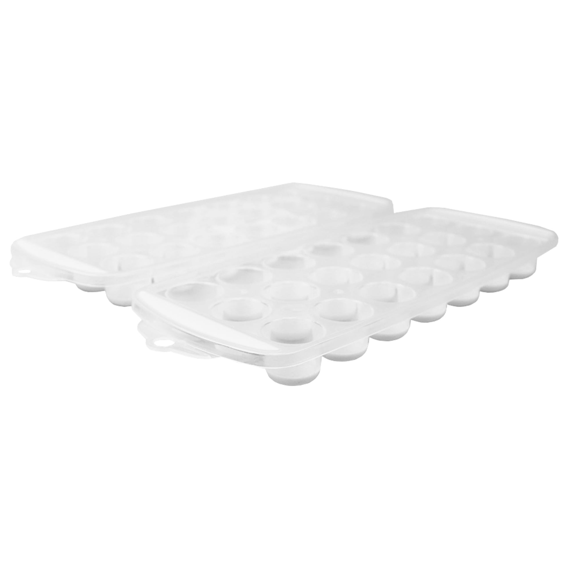 Covered Ice Tray – Kitchen Discovery – Ice Cube Tray with Lid for No Spill  Filling and Odor Free Storage