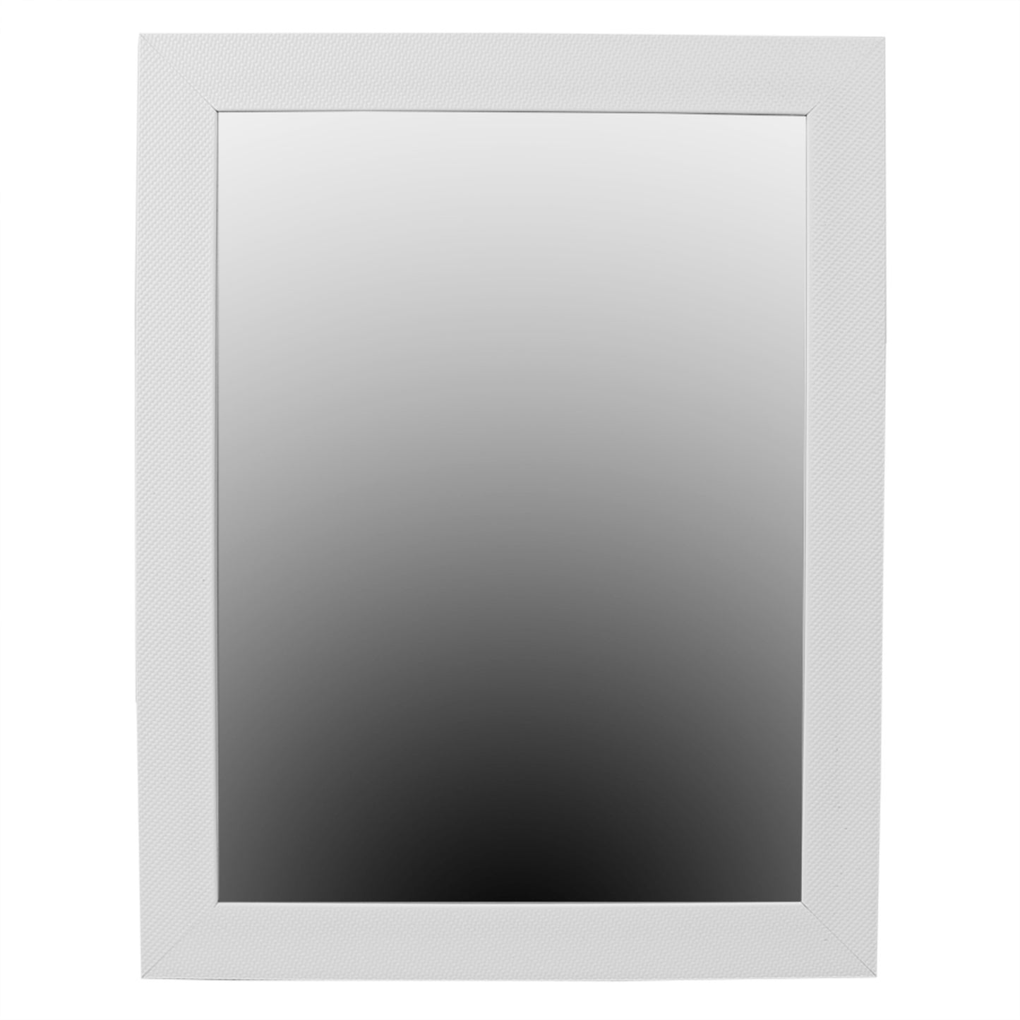 Home Basics Wall Mirror, White - White