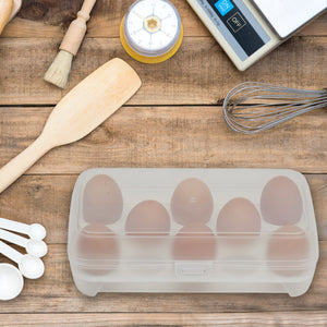 15 Compartment Plastic Egg Holder, Clear
