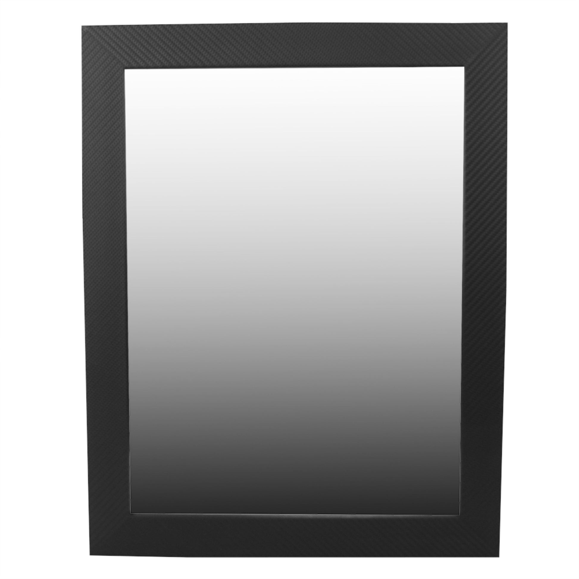 Home Basics Wall Mirror, Black - Black