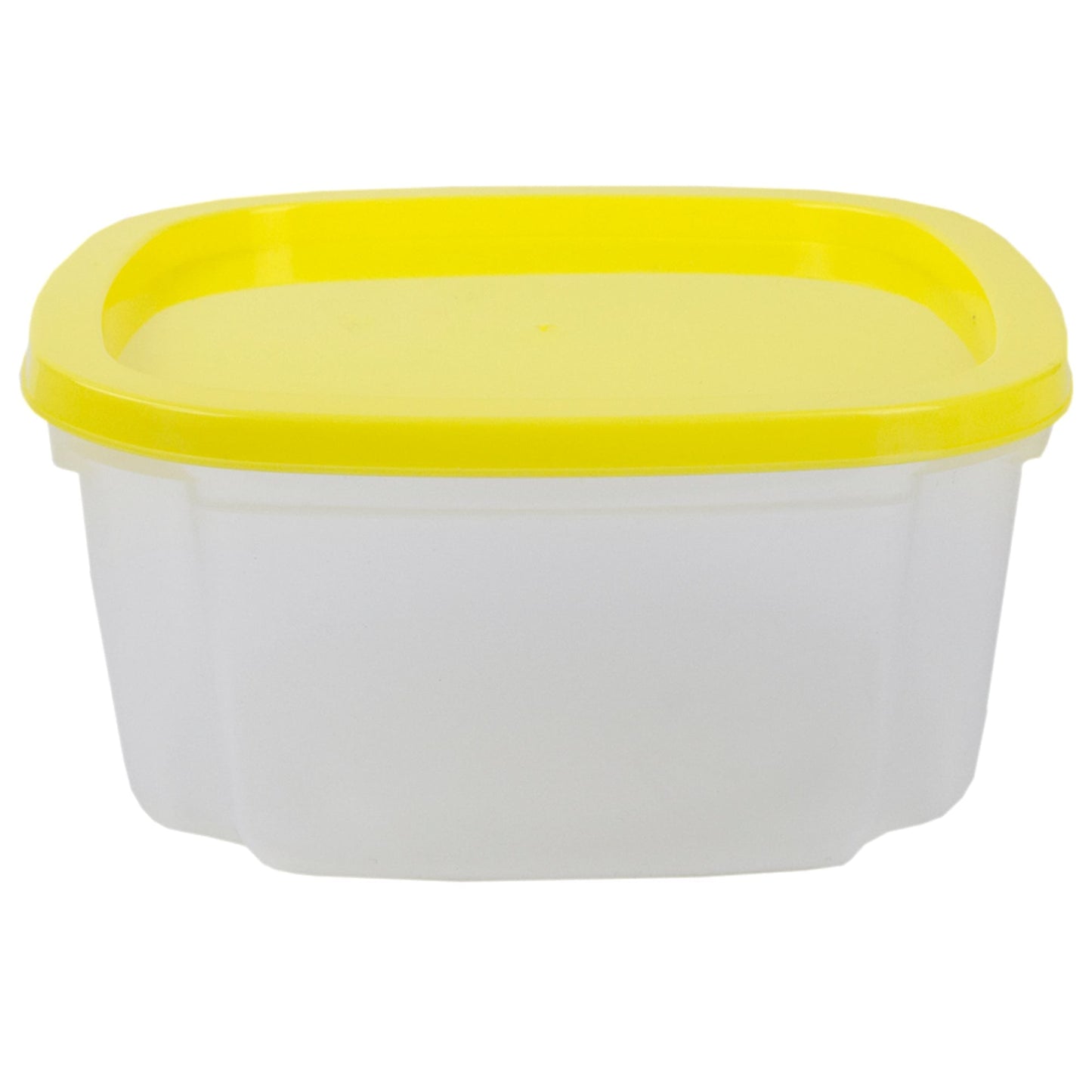 7 Piece Plastic Food Storage Container Set with Multi-Colored Lids