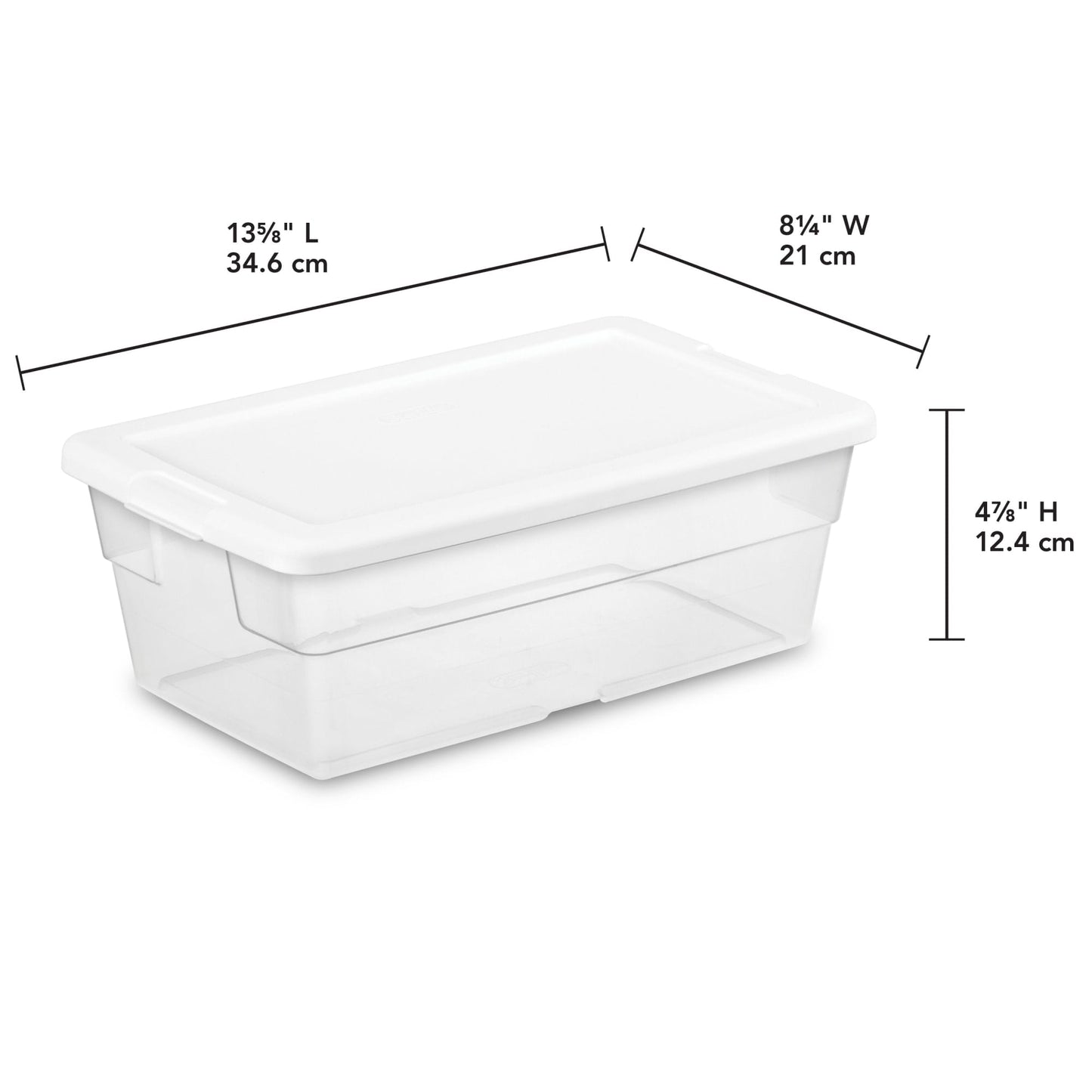 Sterilite 6 Quart / 5.7 Liter Storage Box