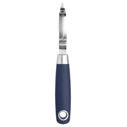 Meridian Stainless Steel Vertical Vegetable Peeler, Indigo