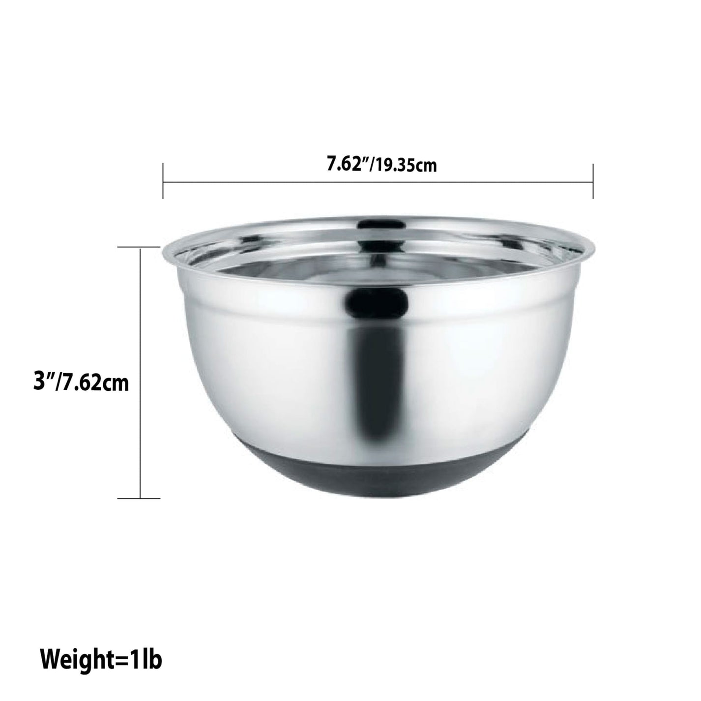 Anti-Skid 2.5 Qt Stainless Steel Mixing Bowl | FOOD PREP | SHOP HOME ...