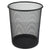 Home Basics 6 Liter Mesh Steel Waste Basket, Black - Black