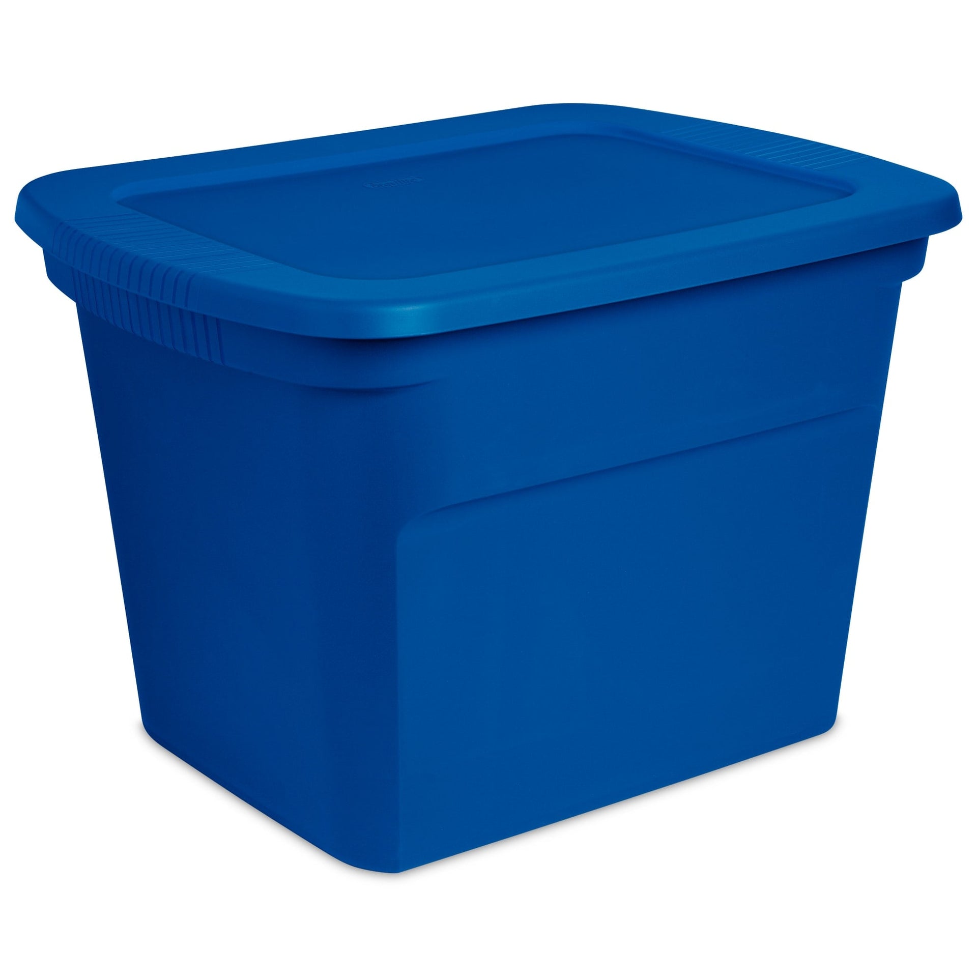 Sterilite 18 Gallon Tote, Blue Morpho