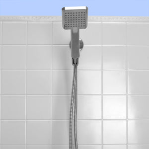 Ultimate ShowerBliss Square Handheld Single Function Shower Massager, Chome